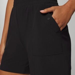 Women's Black Casual Shorts
